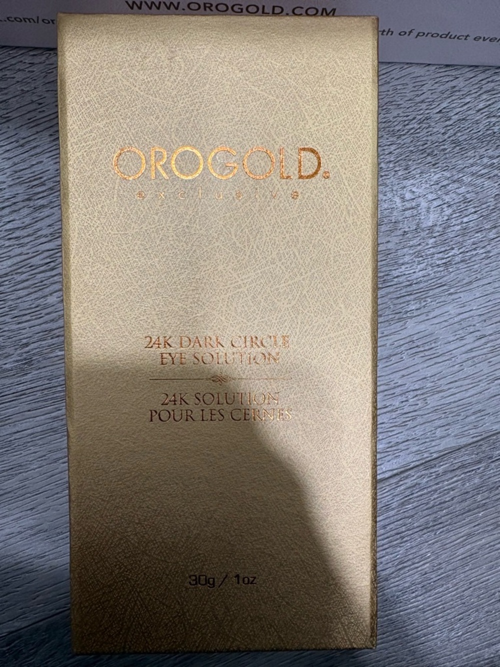 OROGOLD 24K Dark Circle Eye Solution - Gold